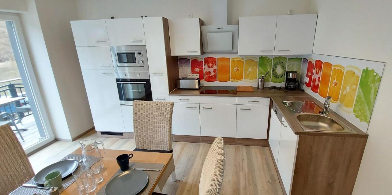 Ferienwohnung Am Fluss Klotten Exteriör bild